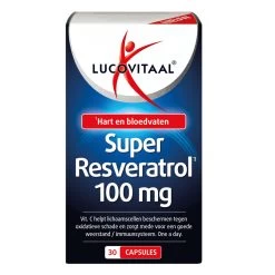 3x Lucovitaal Super Resveratrol 100 Mg