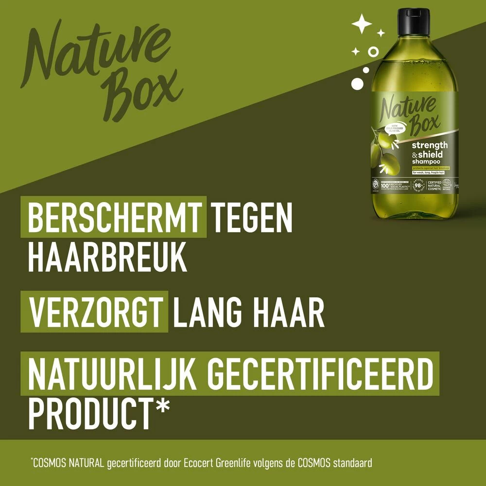 6x Nature Box Olive Strength Shampoo 4 6x Nature Box Olive Strength Shampoo - Afbeelding 2