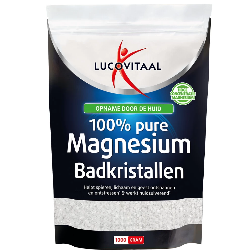3x Lucovitaal Magnesium Badkristallen 3 3x Lucovitaal Magnesium Badkristallen