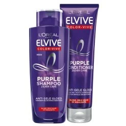 L'Oreal Lu0027Oréal Elvive Color Vive Shampoo, Conditioner, Purple Shampoo & Purple Conditioner Pakket 8 L'Oreal Lu0027Oréal Elvive Color Vive Shampoo, Conditioner, Purple Shampoo & Purple Conditioner Pakket -Gezondheid Verkoop 1014627 3