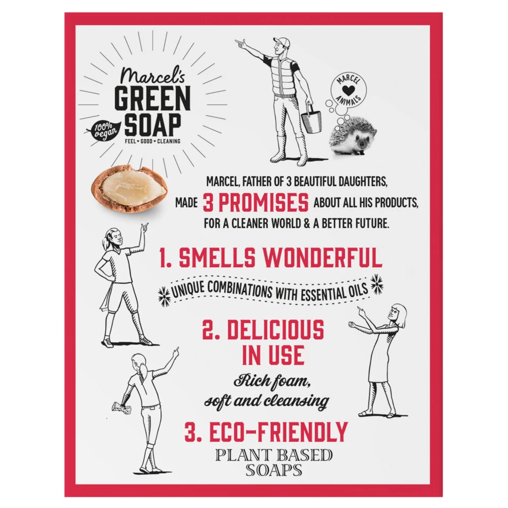 6x Marcelu0027s Green Soap Shampoobar Argan & Oudh 6 6x Marcelu0027s Green Soap Shampoobar Argan & Oudh - Afbeelding 4