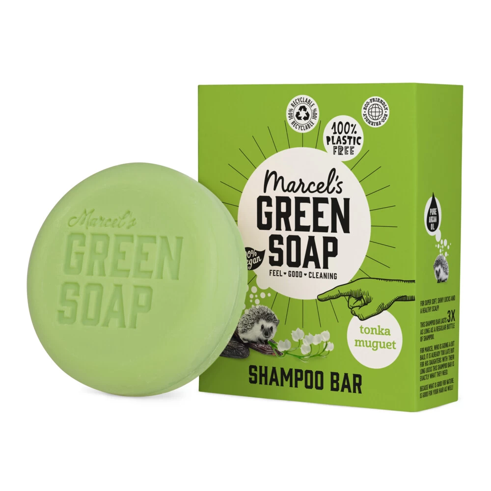 6x Marcelu0027s Green Soap Shampoobar Tonka & Muguet 4 6x Marcelu0027s Green Soap Shampoobar Tonka & Muguet - Afbeelding 2