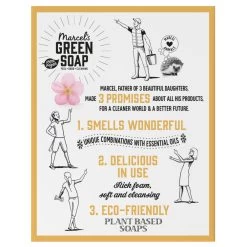 3x Marcelu0027s Green Soap Shampoobar Vanilla & Cherry Blossom -Gezondheid Verkoop 1014745 4