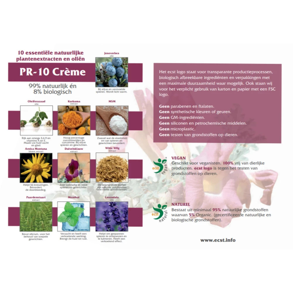 Activo PR-10 Crème Soepele Spieren En Gewrichten 4 Activo PR-10 Crème Soepele Spieren En Gewrichten - Afbeelding 2