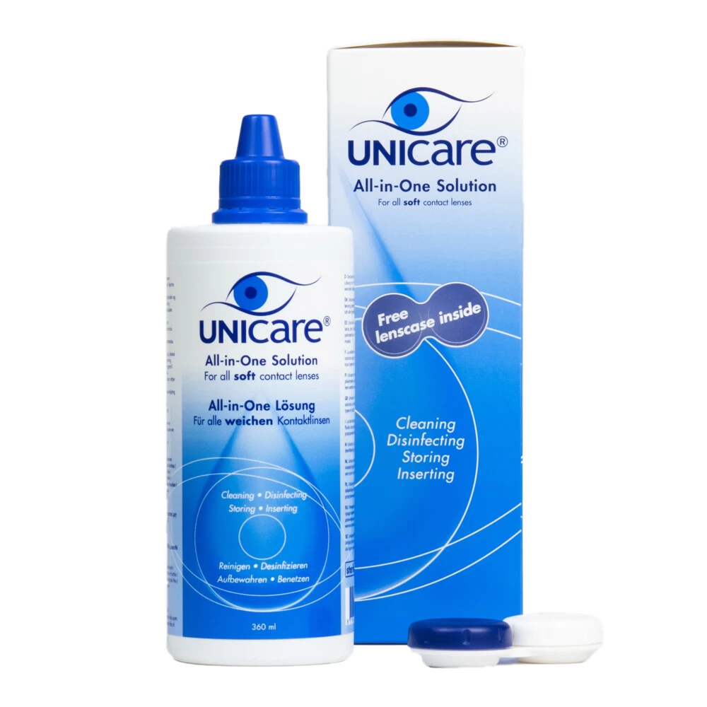 3x Unicare Alles-In-Een Vloeistof Zachte Contactlenzen 5 3x Unicare Alles-In-Een Vloeistof Zachte Contactlenzen - Afbeelding 3
