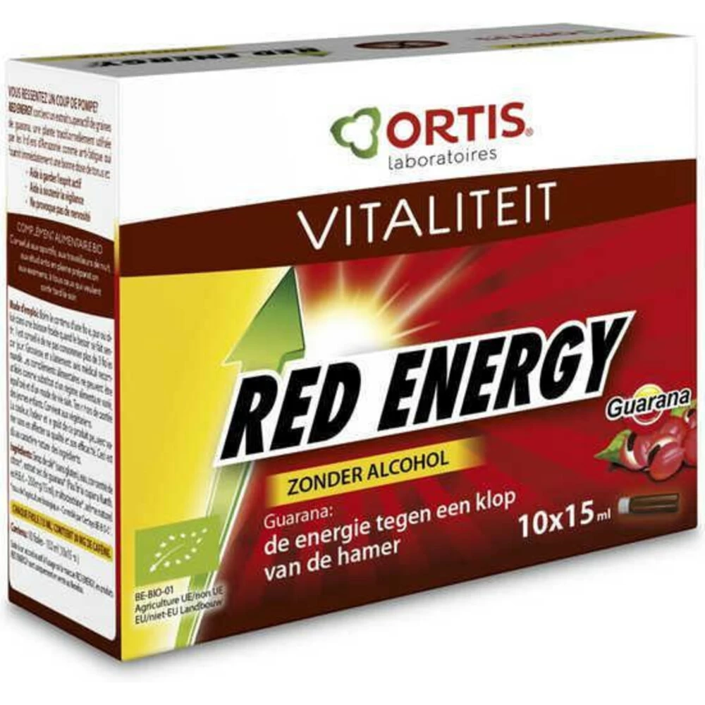 Ortis Red Energy Bio Fles Alcoholvrij 3 Ortis Red Energy Bio Fles Alcoholvrij