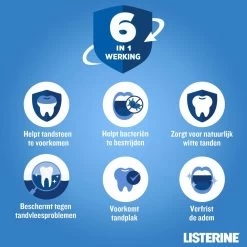 3x Listerine Mondwater Total Care Anti-Tandsteen -Gezondheid Verkoop 1029180 4