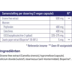 Vitakruid Groene Thee & Bioperine 11 Vitakruid Groene Thee & Bioperine -Gezondheid Verkoop 1029940 5