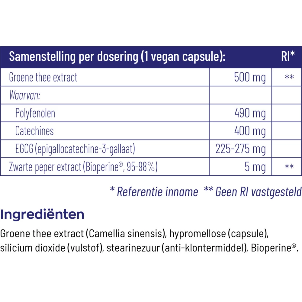 Vitakruid Groene Thee & Bioperine 7 Vitakruid Groene Thee & Bioperine - Afbeelding 5