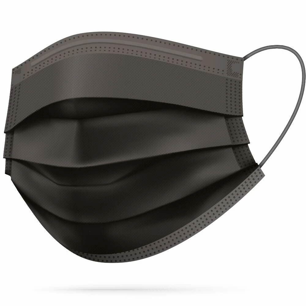 5x IIR Mondkapjes Type 2 - Zwart 3 5x IIR Mondkapjes Type 2 - Zwart