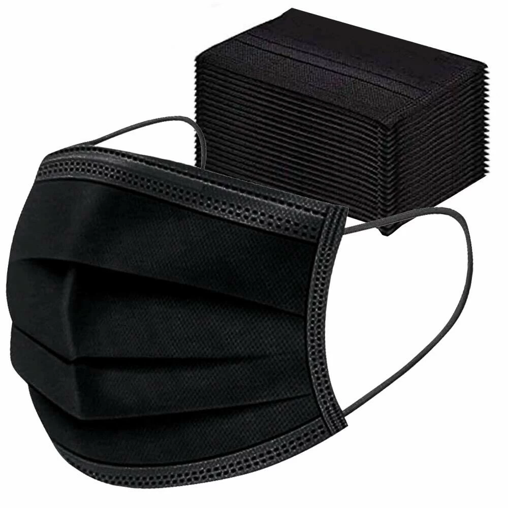 5x IIR Mondkapjes Type 2 - Zwart 5 5x IIR Mondkapjes Type 2 - Zwart - Afbeelding 3