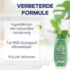 5x Schwarzkopf Shampoo Herbs & Volume -Gezondheid Verkoop 1036389 3