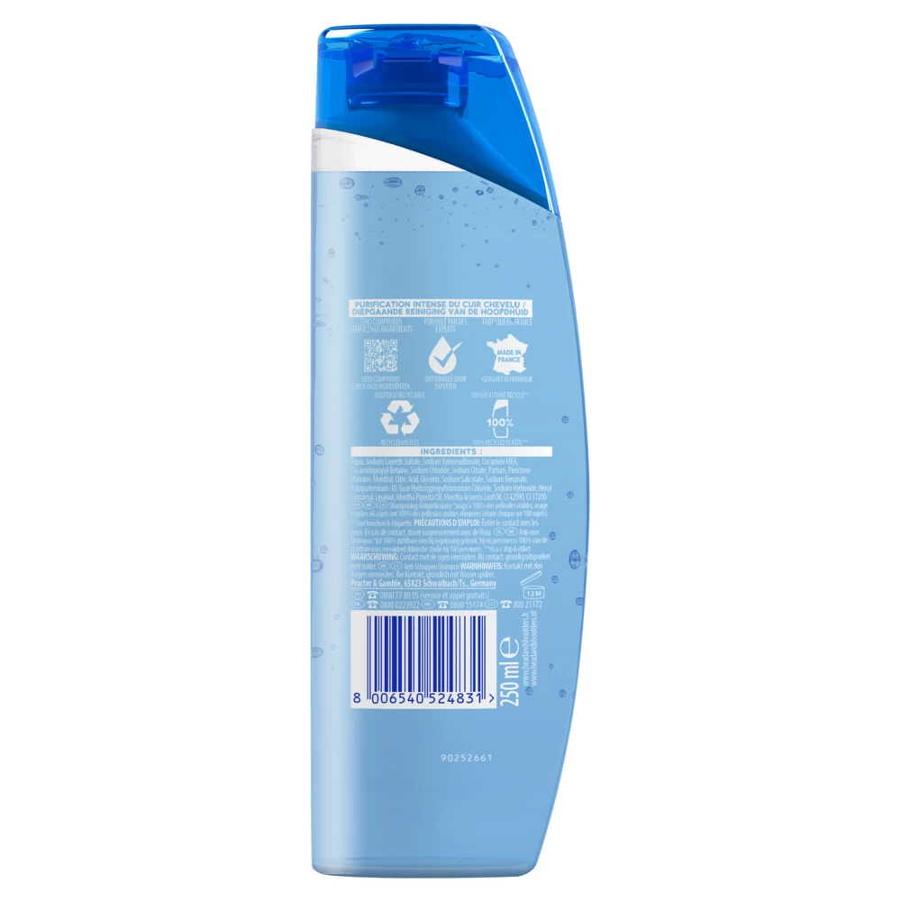 6x Head & Shoulders Pure Intense Shampoo 4 6x Head & Shoulders Pure Intense Shampoo - Afbeelding 2