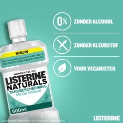 6x Listerine Naturals Mondwater Tandbescherming 9 6x Listerine Naturals Mondwater Tandbescherming -Gezondheid Verkoop 1040816 4