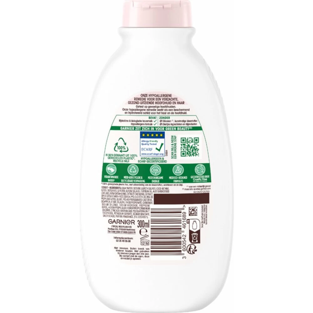 6x Garnier Loving Blends Milde Haver Shampoo 4 6x Garnier Loving Blends Milde Haver Shampoo - Afbeelding 2