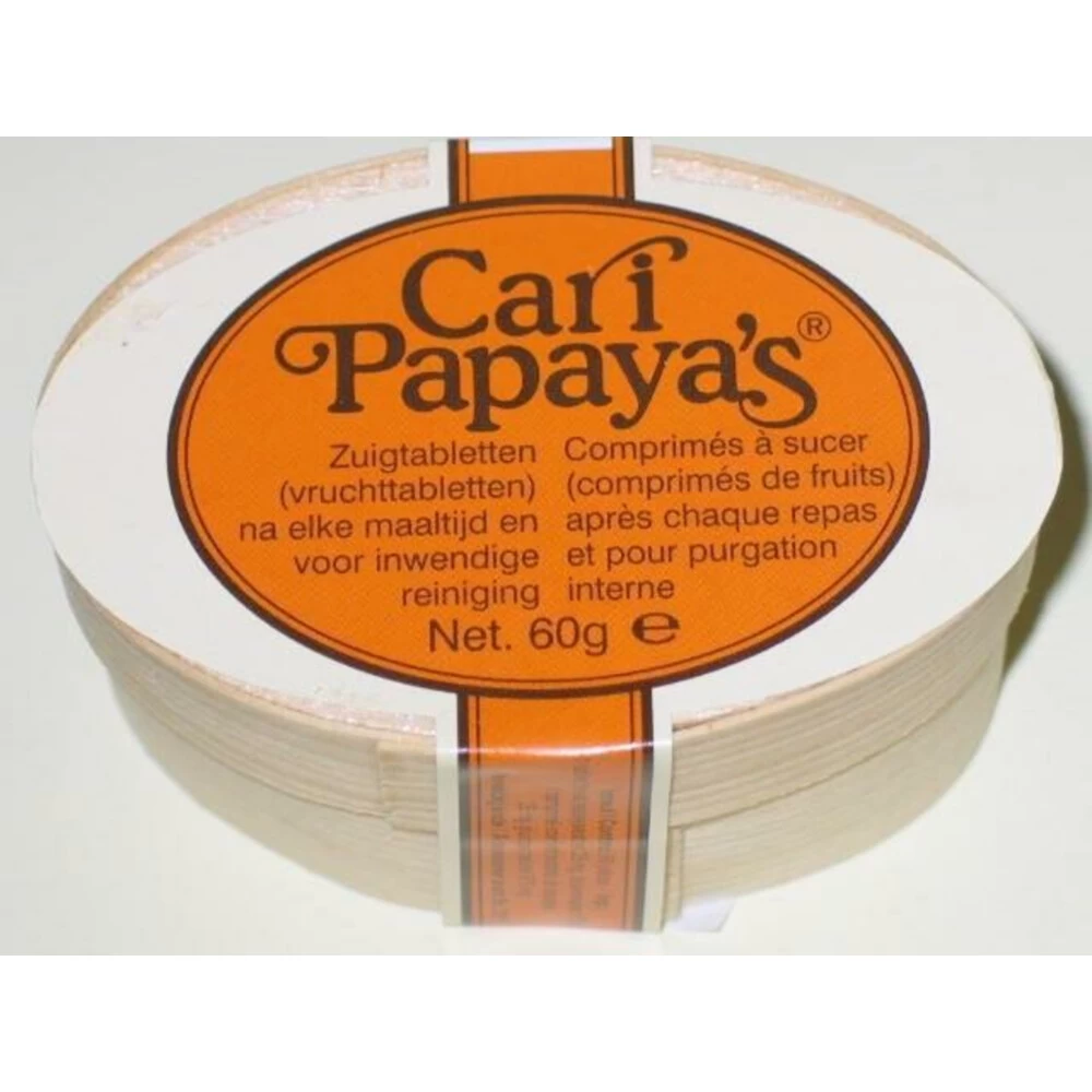 Cari Papaya Zuigabletten 3 Cari Papaya Zuigabletten