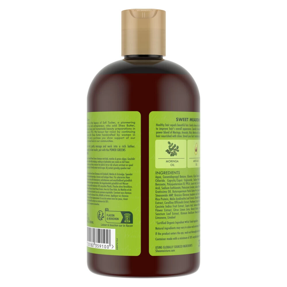 Shea Moisture Shampoo Power Greens 4 Shea Moisture Shampoo Power Greens - Afbeelding 2