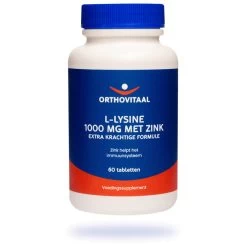 Orthovitaal L-Lysine 1000mg Met Zink