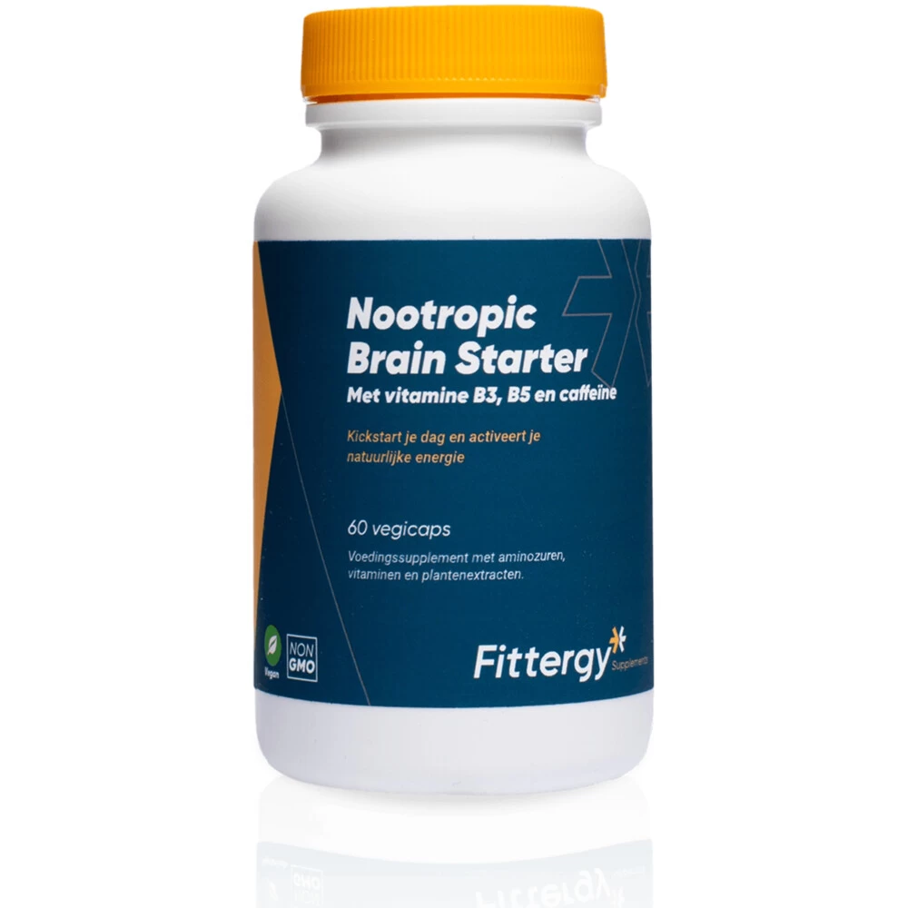 Fittergy Supplements Nootropic Brain Starter Vitamine B3 & B5 3 Fittergy Supplements Nootropic Brain Starter Vitamine B3 & B5