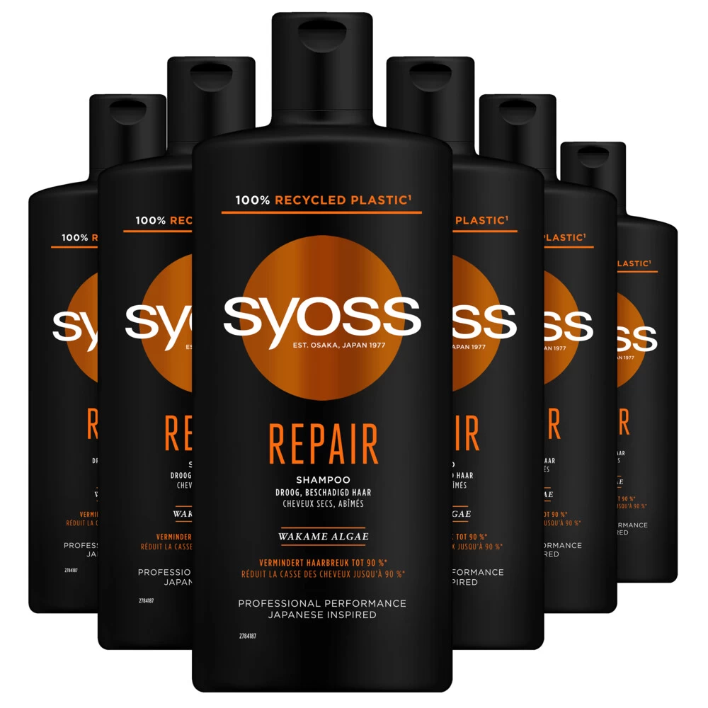 6x Syoss Repair Therapy Shampoo 3 6x Syoss Repair Therapy Shampoo