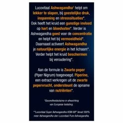 3x Lucovitaal Ashwagandha KSM-66 Super -Gezondheid Verkoop 1069140 4