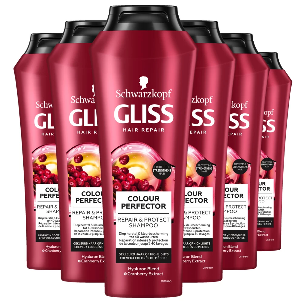6x Gliss Shampoo Color Protect & Shine 3 6x Gliss Shampoo Color Protect & Shine