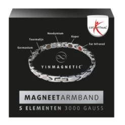 Lucovitaal Yinmagnetic Magneet Armband Zilver