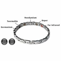 Lucovitaal Yinmagnetic Magneet Armband Zilver -Gezondheid Verkoop 1073907 4