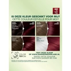 Garnier Nutrisse Creme Haarverf 46 - Roodbruin -Gezondheid Verkoop 132107 3
