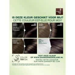 Garnier Nutrisse Crème 30 - Donkerbruin -Gezondheid Verkoop 132111 3