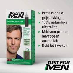 Just For Men Original Haarverf Middenbruin -Gezondheid Verkoop 78002 2