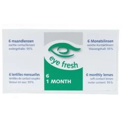 Eye Fresh Zachte Maandlenzen 6-pack -5,50