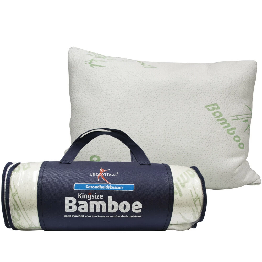 Lucovitaal Bamboe Kussen 5 Lucovitaal Bamboe Kussen - Afbeelding 3