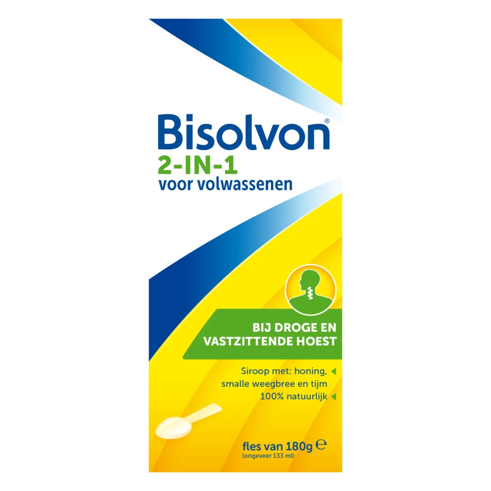 Bisolvon Hoestsiroop 2-in-1 Volwassenen 3 Bisolvon Hoestsiroop 2-in-1 Volwassenen