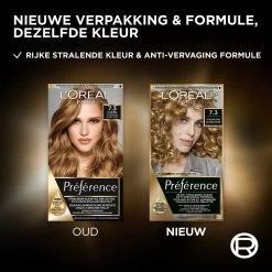 L'Oreal Lu0027Oréal Preference Haarkleuring 7.3 Floride - Goudblond 6 L'Oreal Lu0027Oréal Preference Haarkleuring 7.3 Floride - Goudblond -Gezondheid Verkoop 992287 2