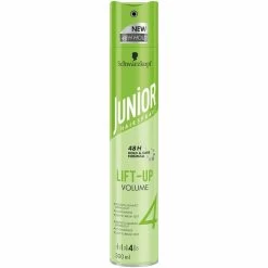 6x Junior Haarspray 3 In 1 Lift Up Volume -Gezondheid Verkoop 995254 6
