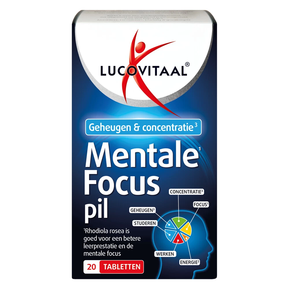 Lucovitaal Mentale Focus Pil 3 Lucovitaal Mentale Focus Pil