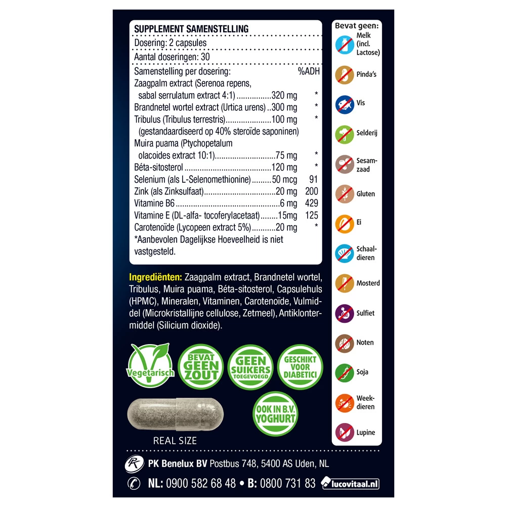 Lucovitaal Prostaat Comfort 5 Lucovitaal Prostaat Comfort - Afbeelding 3