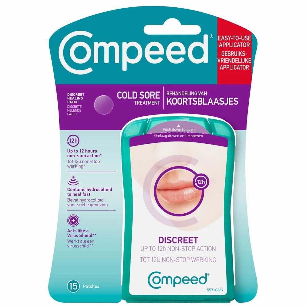 2x Compeed Lipblaasjes Patch 3 2x Compeed Lipblaasjes Patch